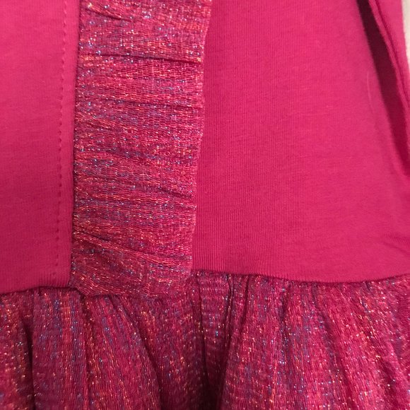 Hanna Andersson Magenta Sparkle Dress - NWT - Picture 5 of 6